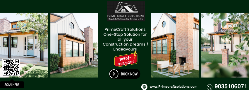 PRIME CRAFT SOLUTION CONSTRUCTION COMPANY IN BANGALORE